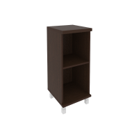 Стеллаж низкий узкий First KSU-3 (венге Цаво)